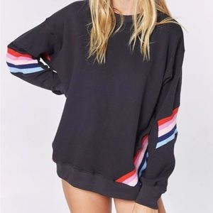 Spiritual Gangster Stripe Sweatshirt